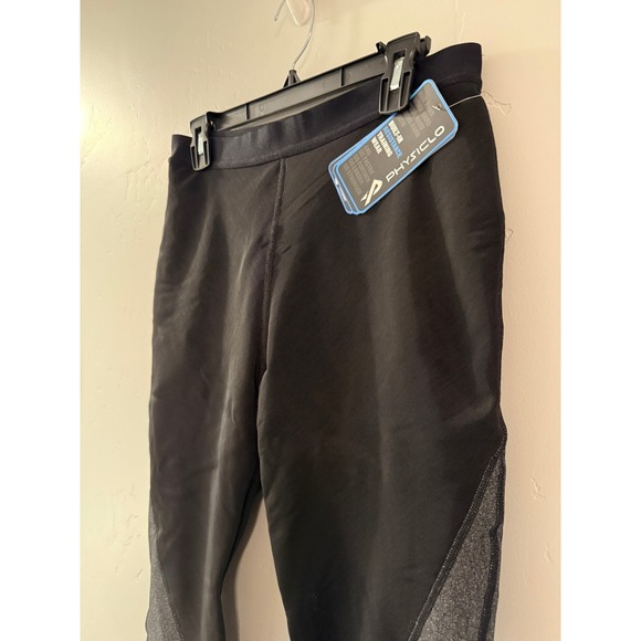 Physiclo Capri Leggings Womens Size L+ Compression Pro Resistance Training Black - Picture 4 of 4